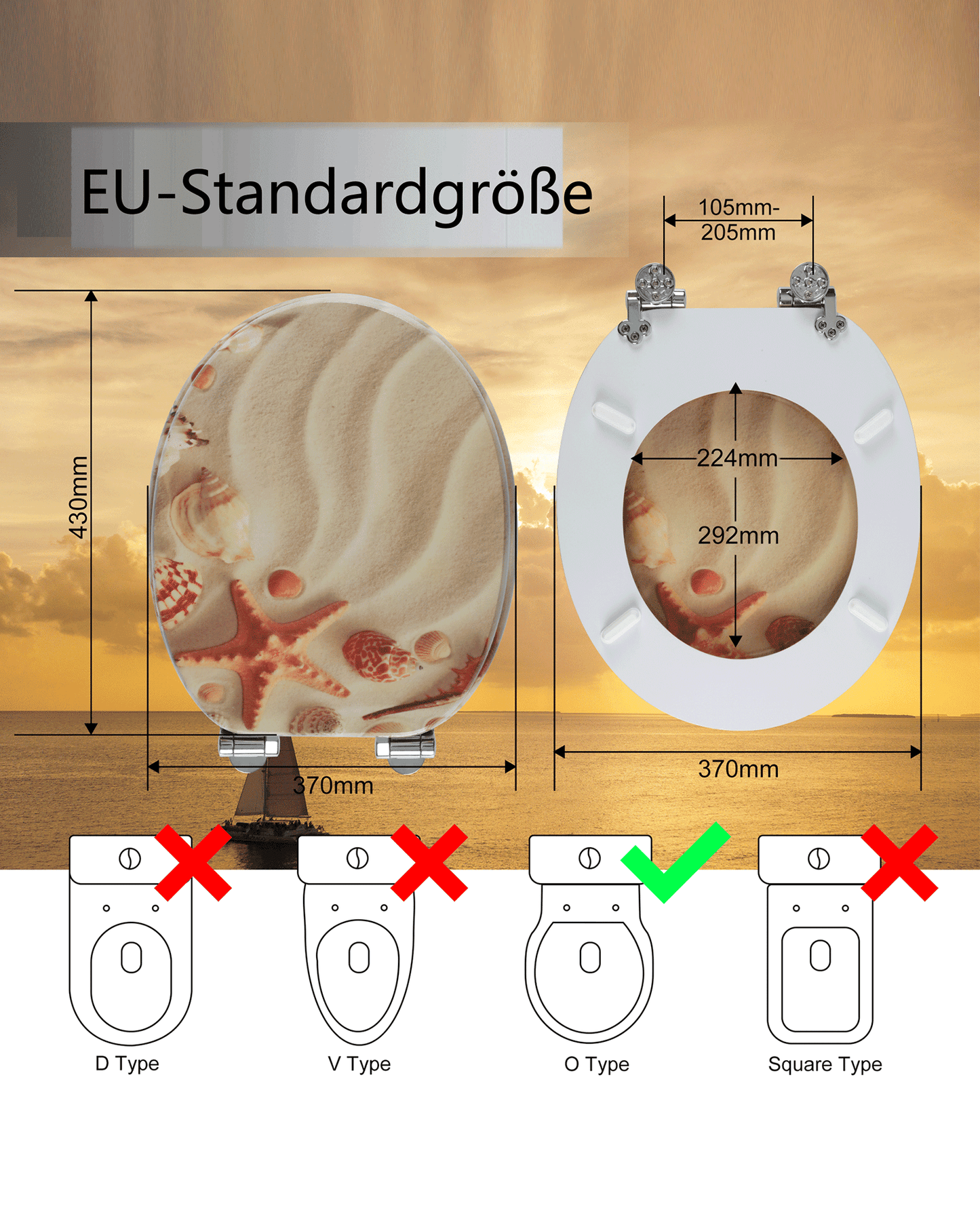 H137 WC-Sitz/Toilettensitz