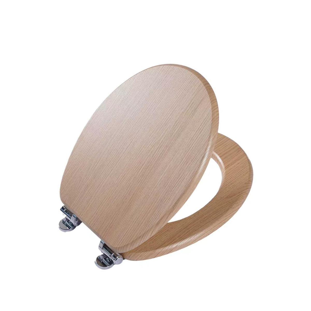 SINOBATH MDF-Holzkern, WC-Sitz Toilettensitz mit Absenkautomatik, Softclose-Scharnier (W042)
