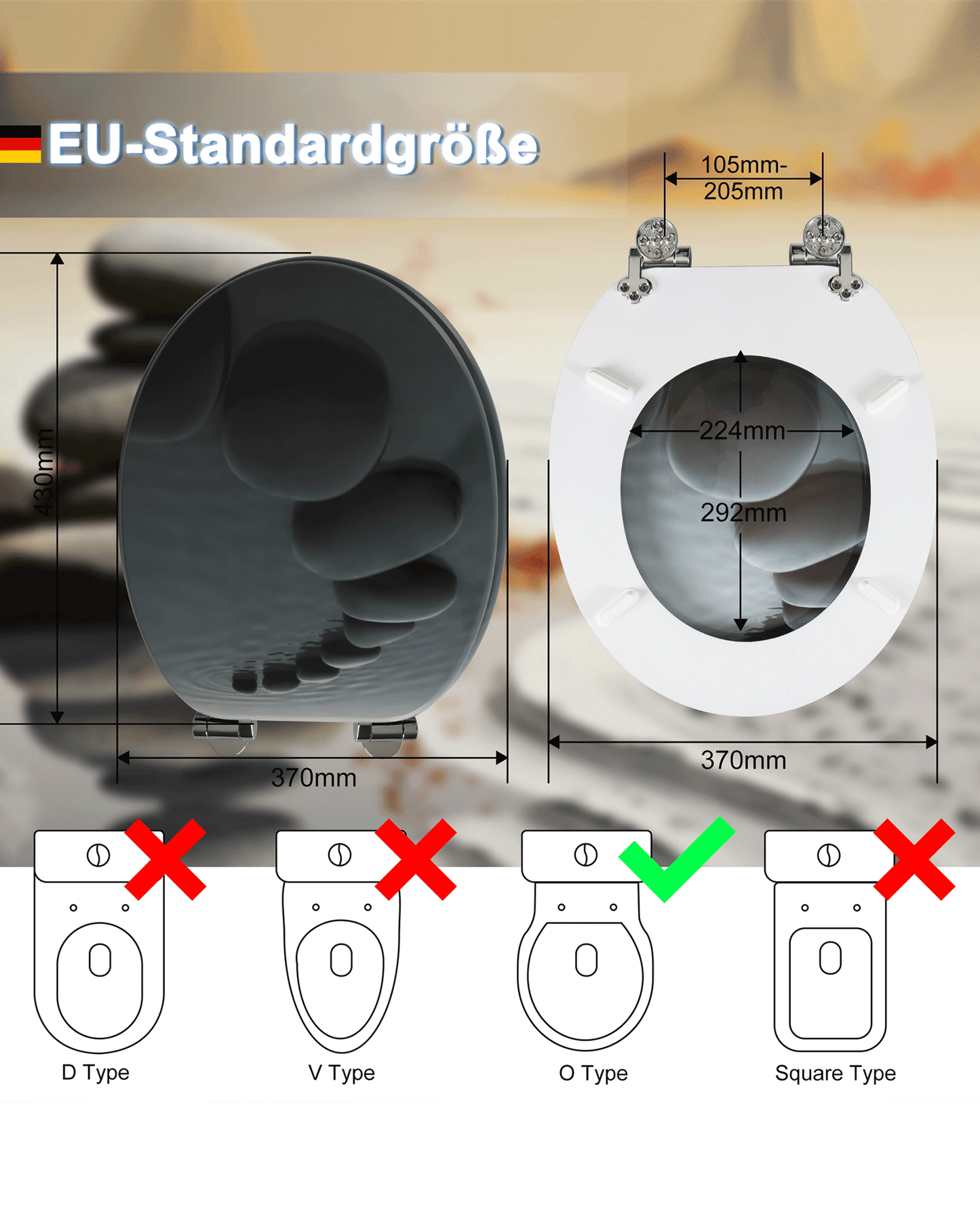 H032 WC-Sitz/Toilettensitz