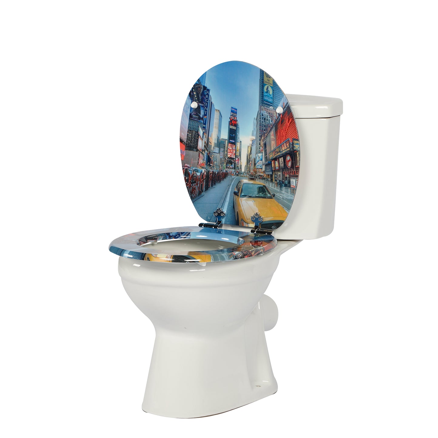 SINOBATH MDF WC-Sitz Stadt Softclose Toilettensitz — H363