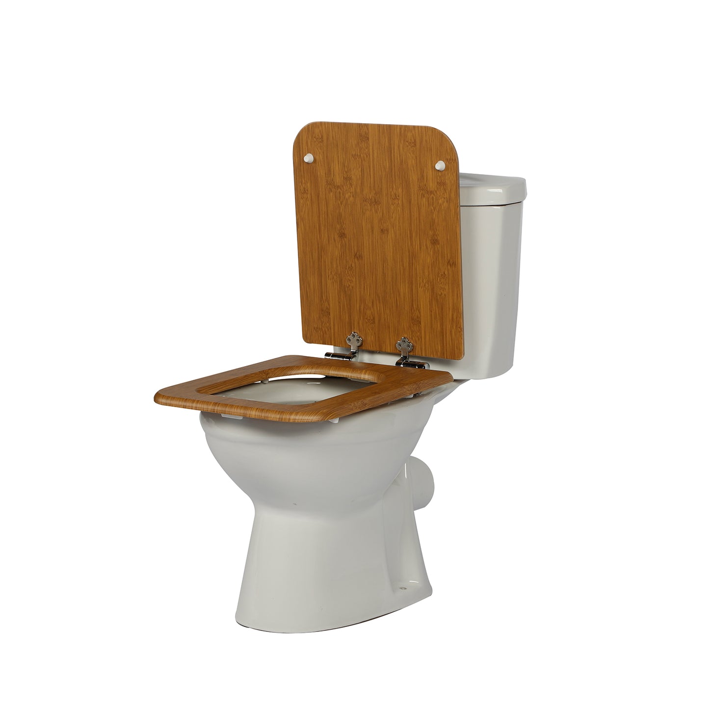 SINOBATH MDF WC-Sitz Quadrat Holzmaserung Softclose Toilettensitz — D-Z02