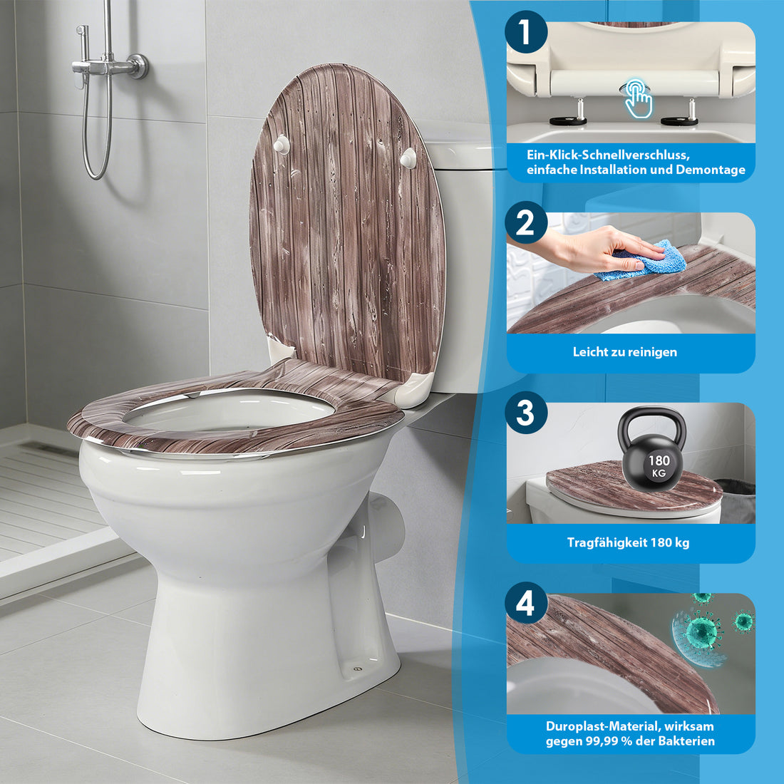 WC-Sitz für barrierefreie Bäder: Ergonomie & Sicherheit