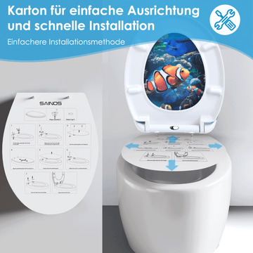 Sorgenfrei Sauber: SINOBATH WC-Sitze mit Quick-Release – Hygiene neu definiert
