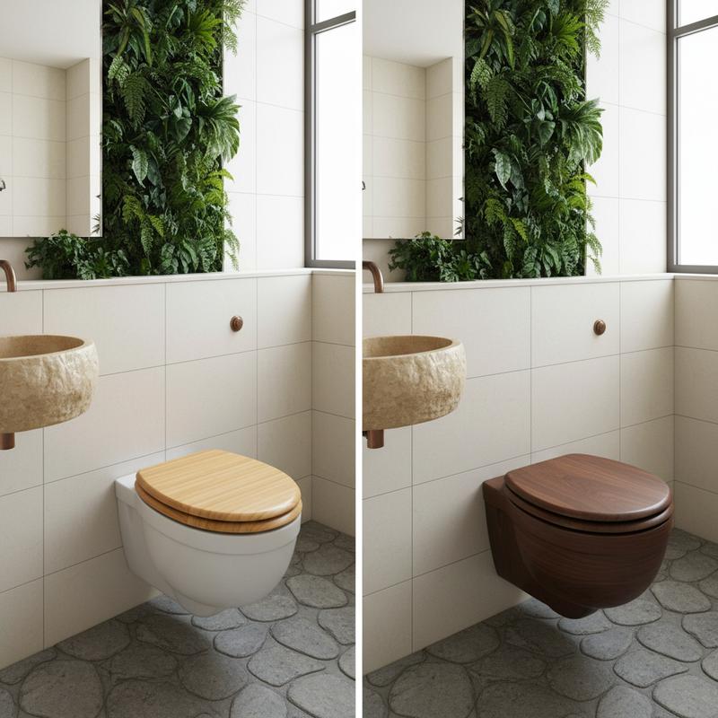 Bambus oder Holz WC-Sitz: Welches Naturmaterial passt zu Ihnen?  SINOBATH