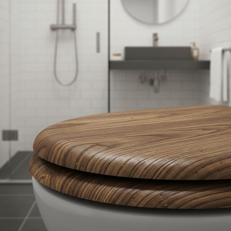 Mould Wood WC-Sitz: Einzigartige Texturen und Haptik entdecken