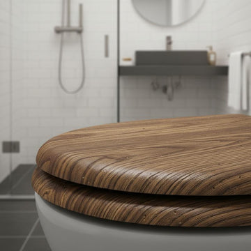 Mould Wood WC-Sitz: Einzigartige Texturen und Haptik entdecken