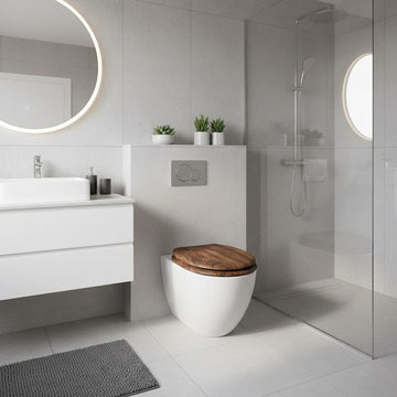 Mould Wood WC-Sitz: Natürliche Ästhetik trifft auf Robustheit im Badezimmer