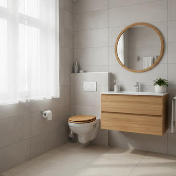 MDF Toilettensitz: Warme Haptik und Designvielfalt für Ihr Bad