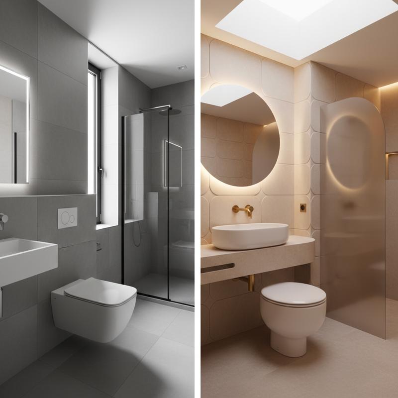 Eckig oder Rund: Welcher WC-Sitz passt zu Ihrem Badezimmerstil?