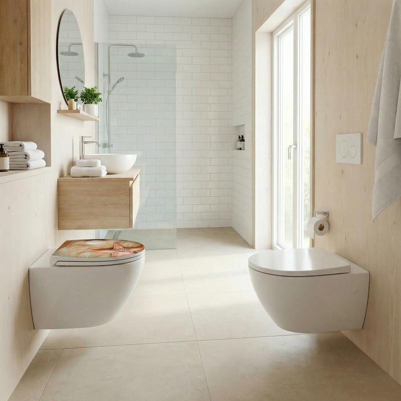 D-Form WC-Sitz: Innovative Scharniersysteme für einfache Montage
