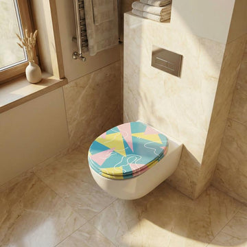 Runder Toilettensitz: Klassische Eleganz und einfache Anpassung