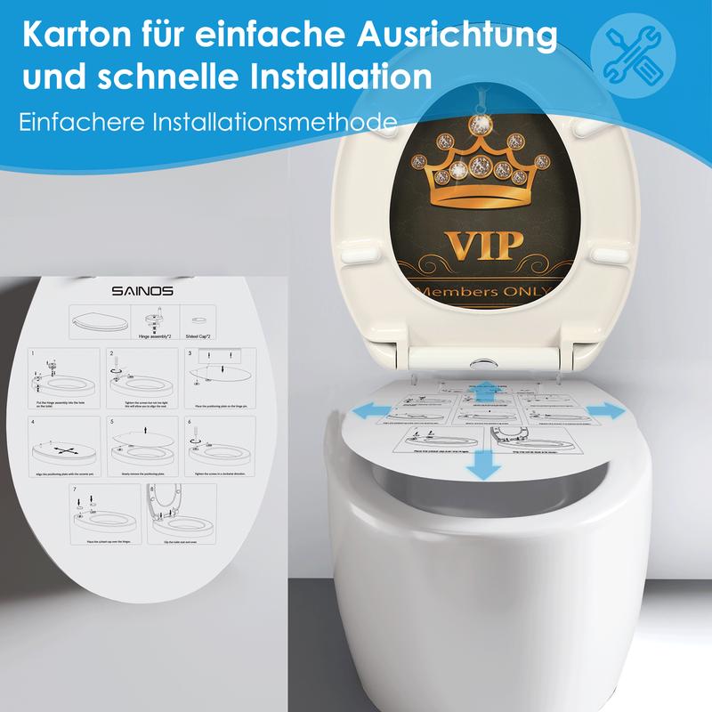 WC-Sitz Scharniere einstellen: Perfekter Sitz ohne Verrutschen