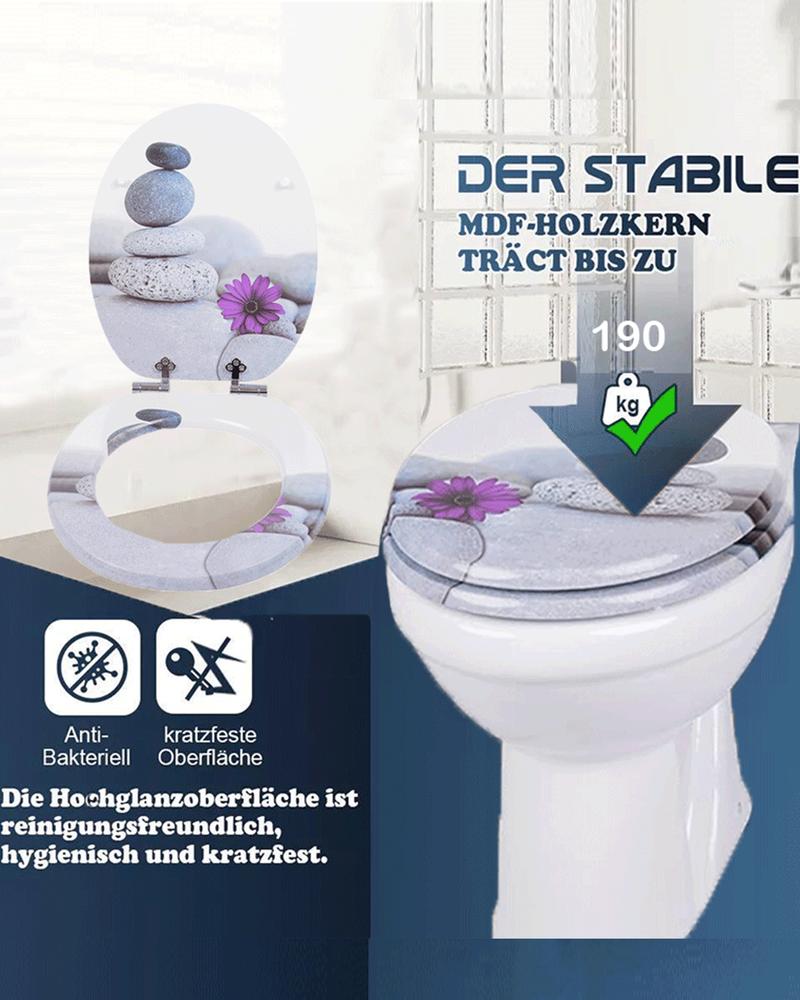 Skandinavische Leichtigkeit: Helle WC-Sitze für ein freundliches Bad