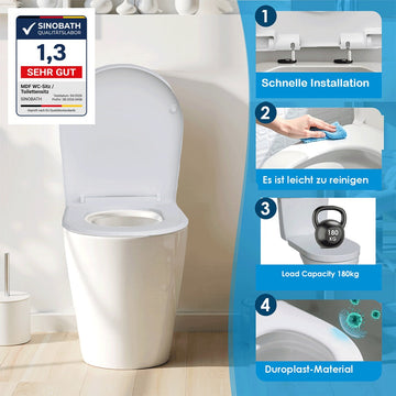 Dimensions abattant WC Hatria : Guide de mesure
