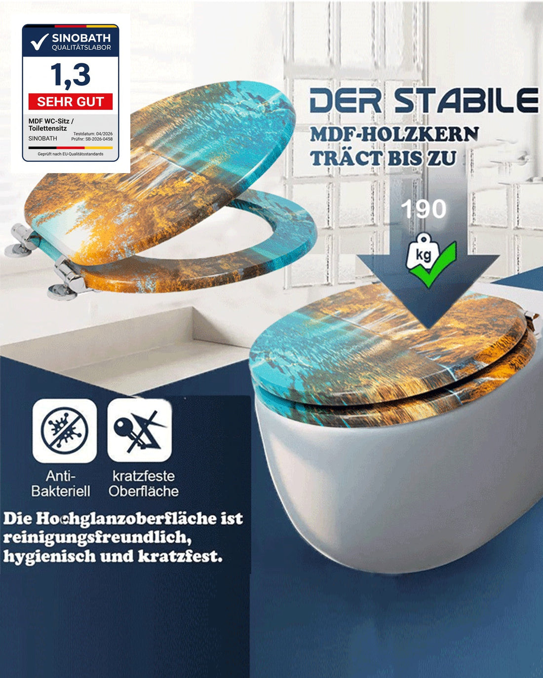 Abattant WC pour salle de bain accessible : Normes et recommandations