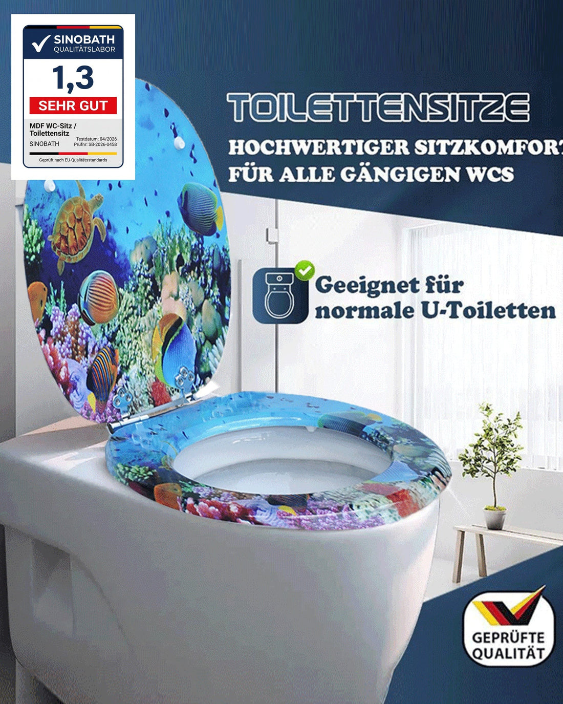 Abattant WC Kohler compatible : Alternative premium SINOBATH