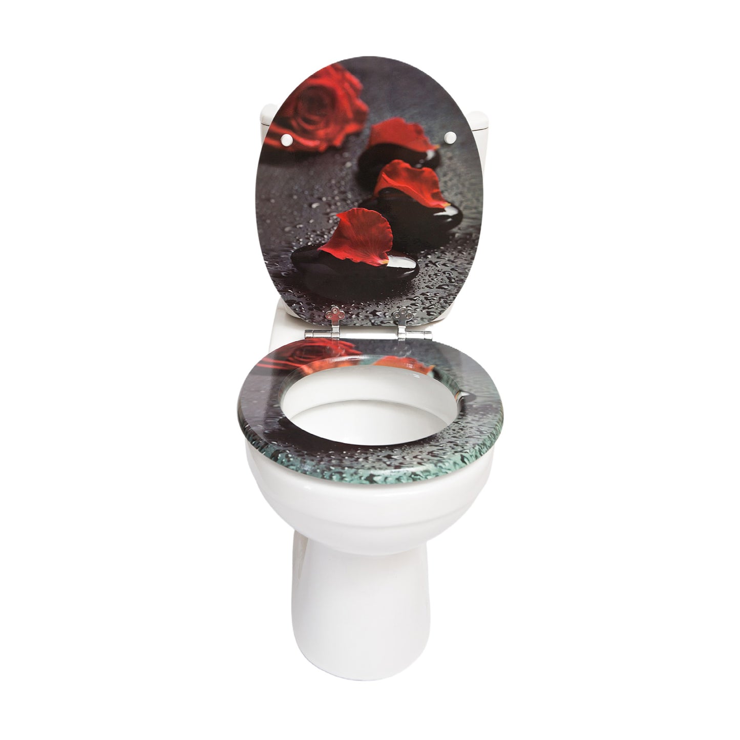 SINOBATH MDF WC-Sitz Blume Softclose Toilettensitz — H165