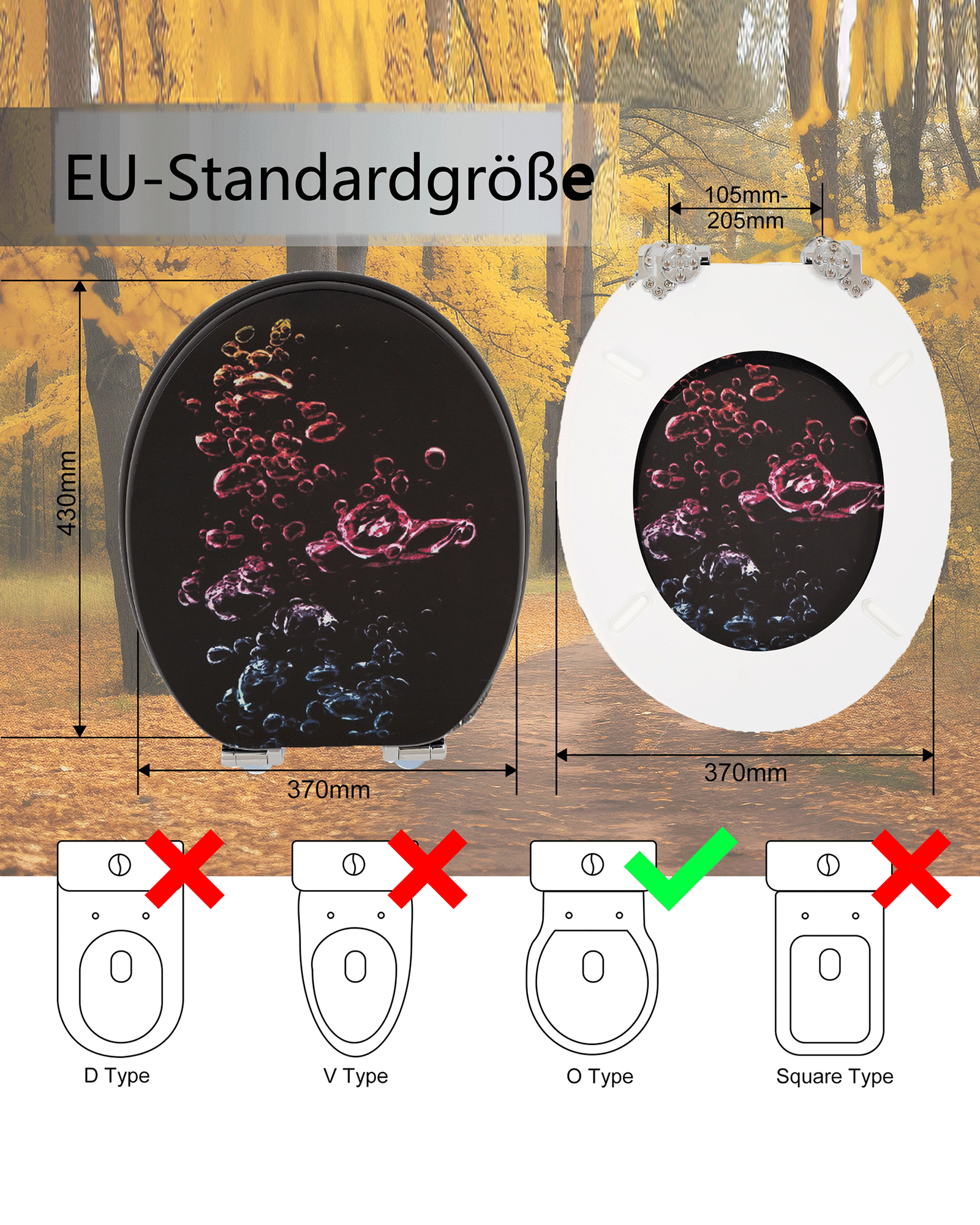 H170 WC-Sitz/Toilettensitz 