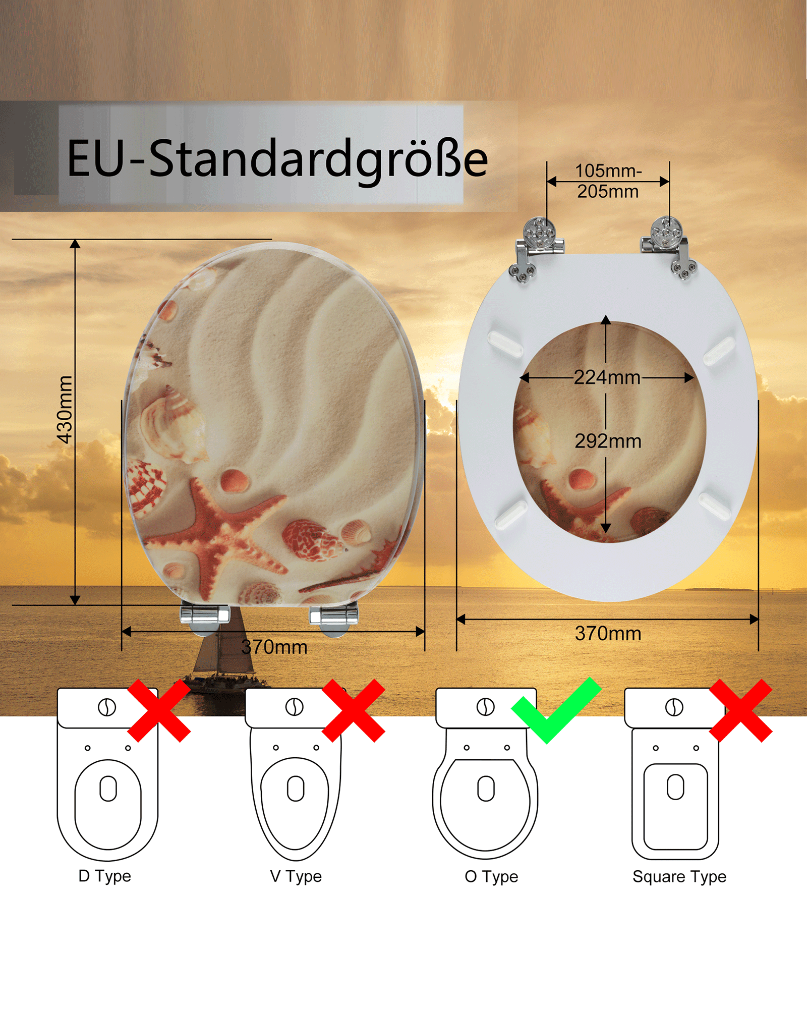 H137 WC-Sitz/Toilettensitz 