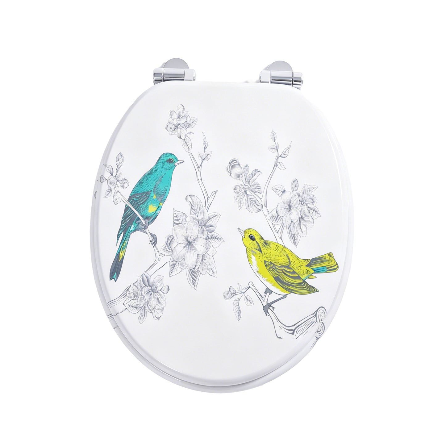 SINOBATH MDF WC-Sitz Gedruckte Muster Softclose Toilettensitz — H371