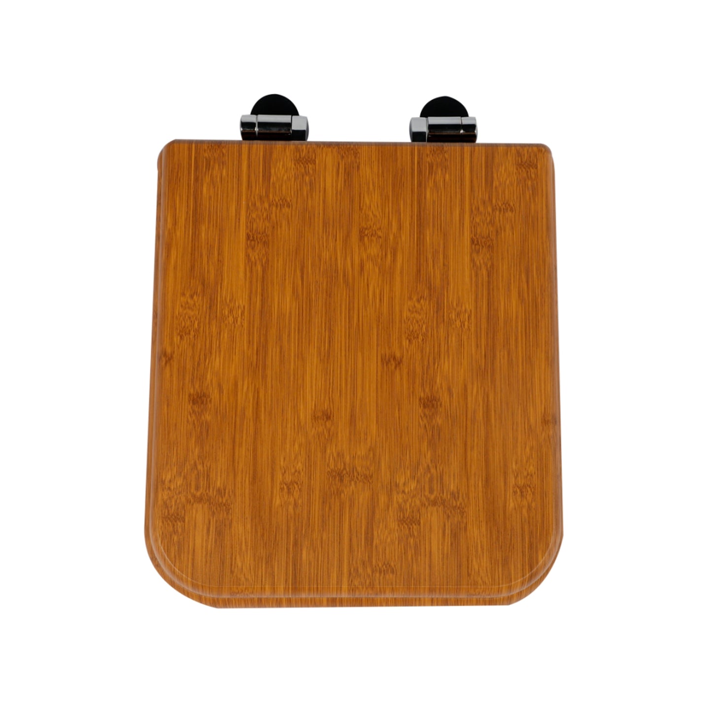 SINOBATH MDF WC-Sitz Quadrat Holzmaserung Softclose Toilettensitz — D-Z02