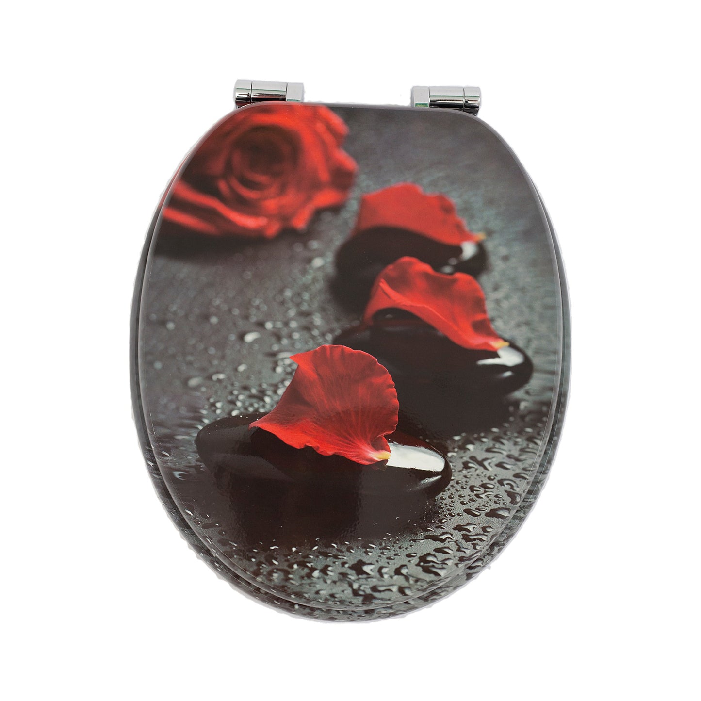 SINOBATH MDF WC-Sitz Blume Softclose Toilettensitz — H165