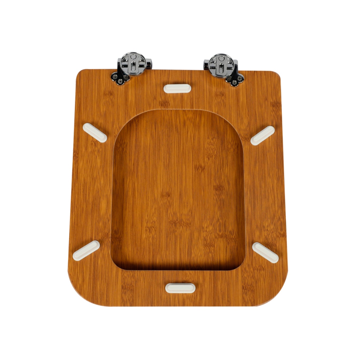 SINOBATH MDF WC-Sitz Quadrat Holzmaserung Softclose Toilettensitz — D-Z02