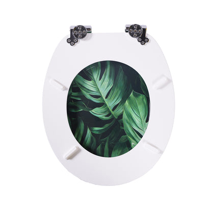 SINOBATH MDF WC-Sitz Gedruckte Muster Softclose Toilettensitz — H379