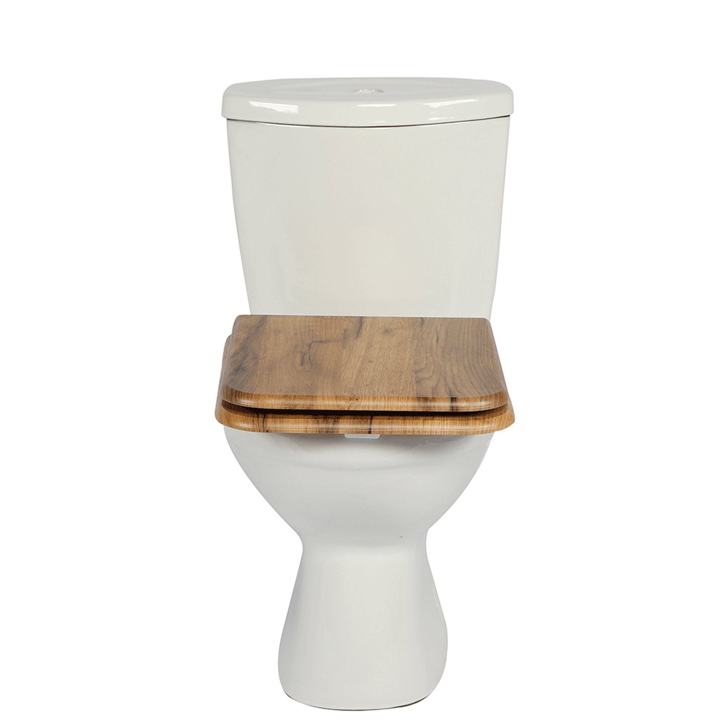 SINOBATH MDF WC-Sitz Quadrat Holzmaserung Softclose Toilettensitz — D-W108