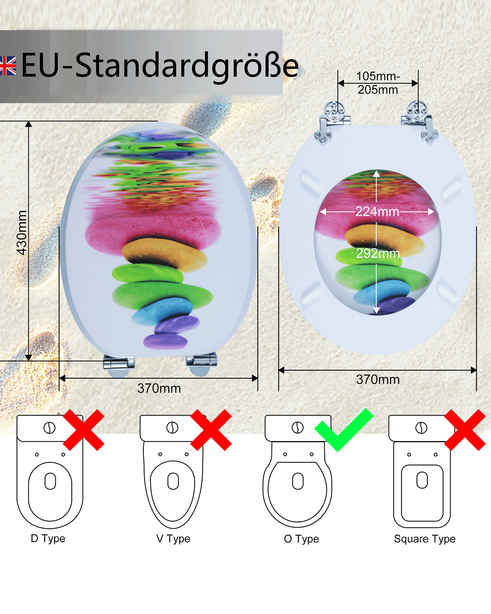 H157 WC-Sitz/Toilettensitz 