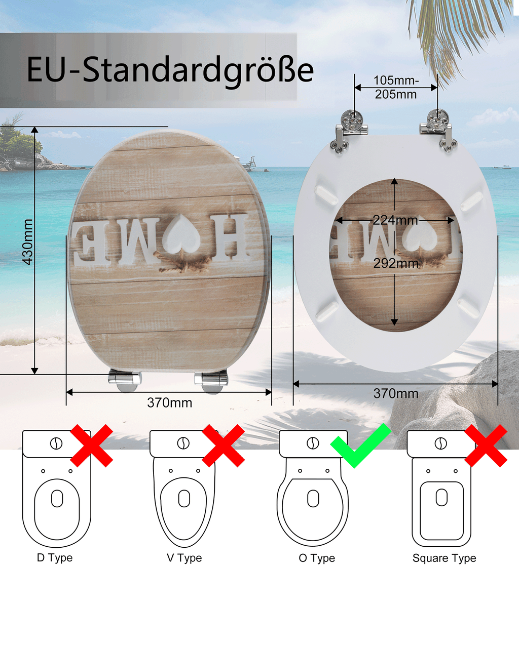 H174 WC-Sitz/Toilettensitz 