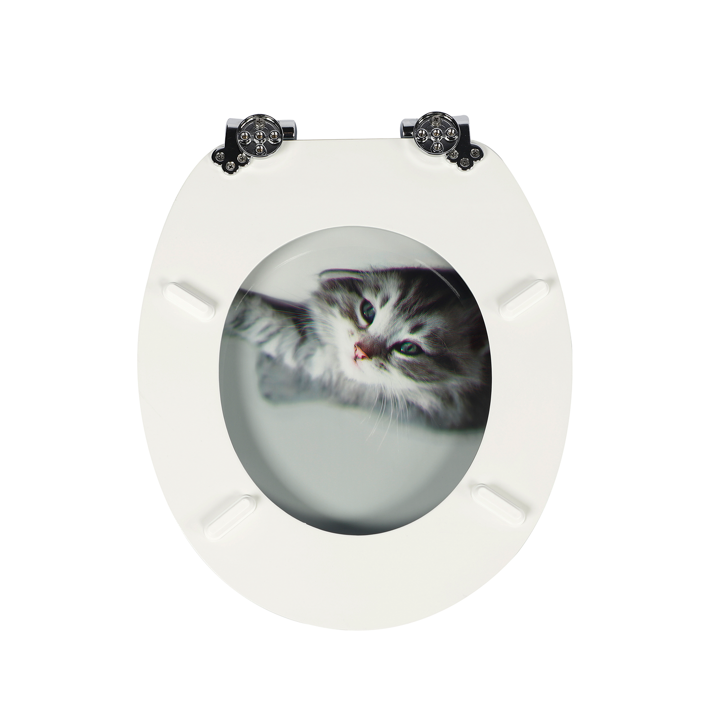 SINOBATH MDF WC-Sitz Katze Softclose Toilettensitz — H236