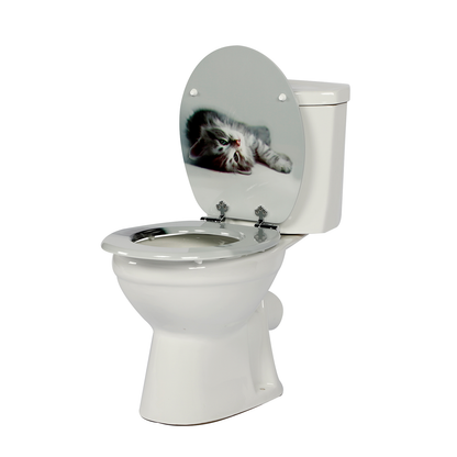 SINOBATH MDF WC-Sitz Katze Softclose Toilettensitz — H236