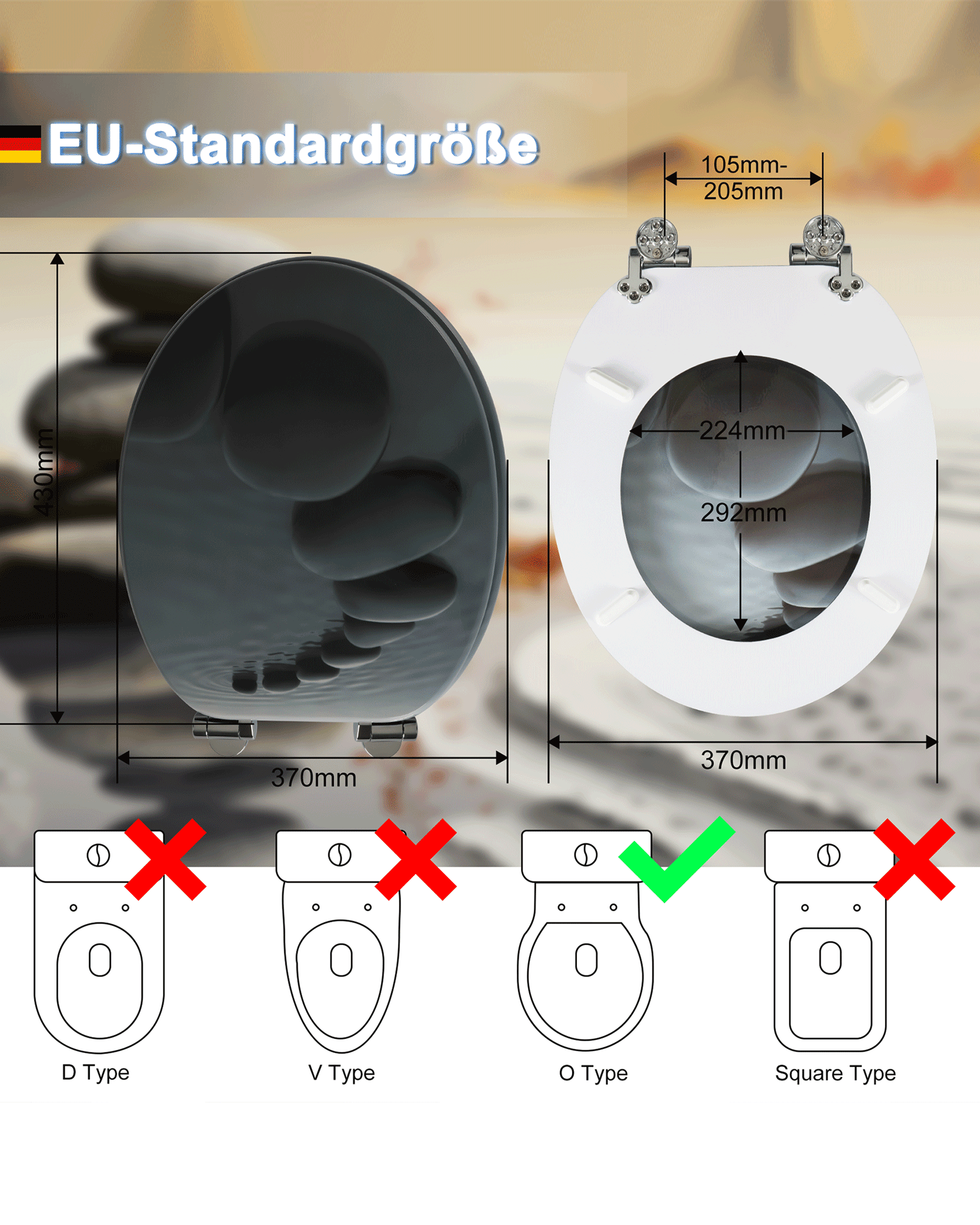 H032 WC-Sitz/Toilettensitz 