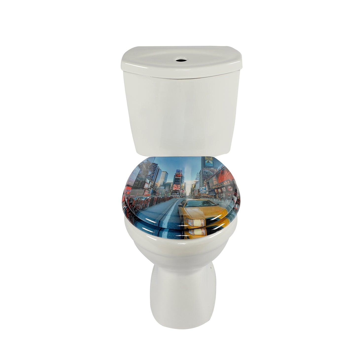 SINOBATH MDF WC-Sitz Stadt Softclose Toilettensitz — H363