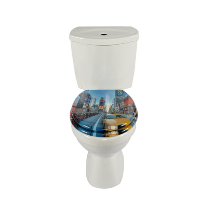 SINOBATH MDF WC-Sitz Stadt Softclose Toilettensitz — H363