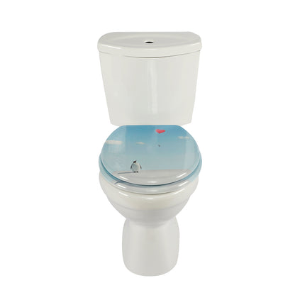 SINOBATH MDF WC-Sitz Pinguin Softclose Toilettensitz — H362