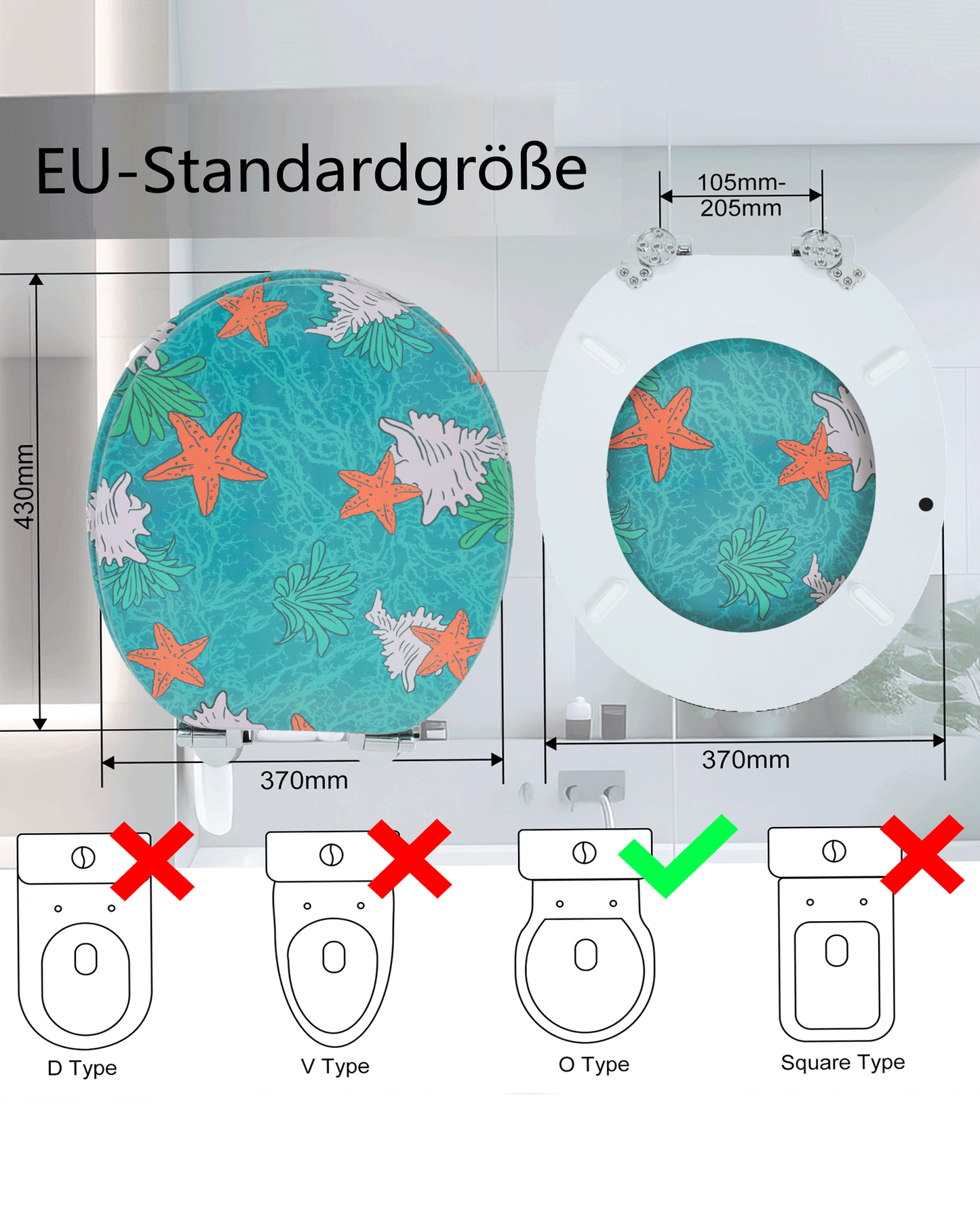H262 WC-Sitz/Toilettensitz 