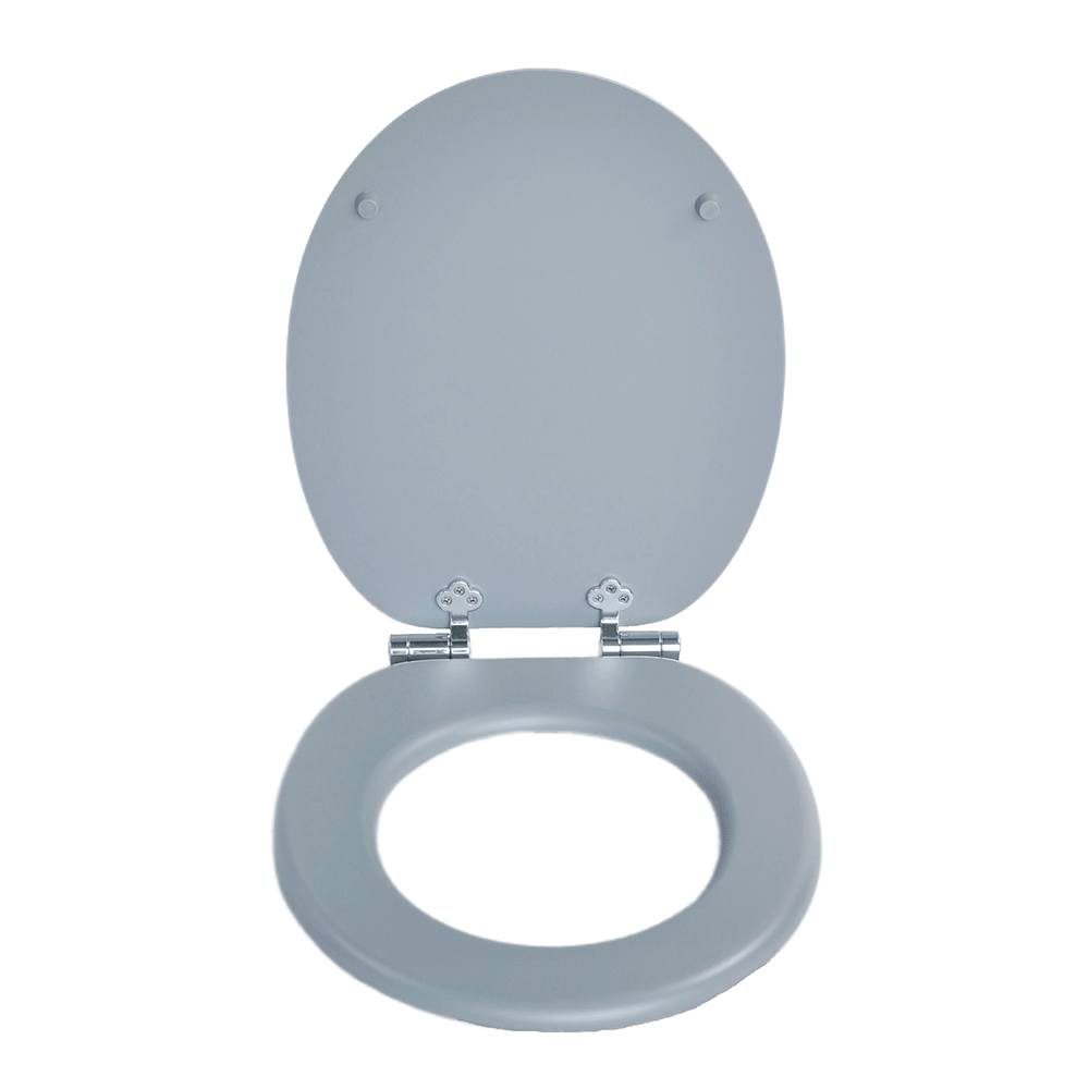 SINOBATH MDF-Holzkern, WC-Sitz Toilettensitz mit Absenkautomatik, Softclose-Scharnier(G01)