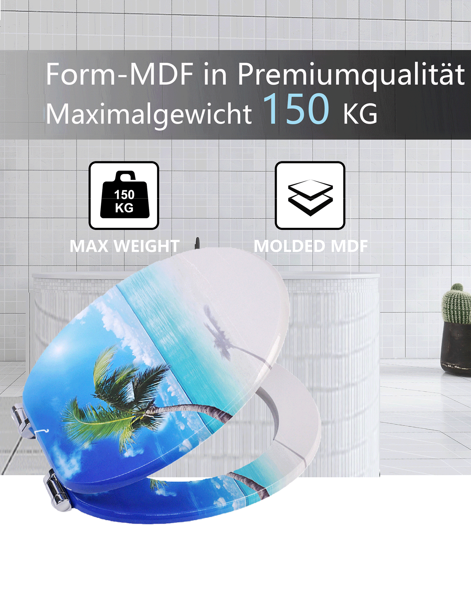 H104 WC-Sitz/Toilettensitz 