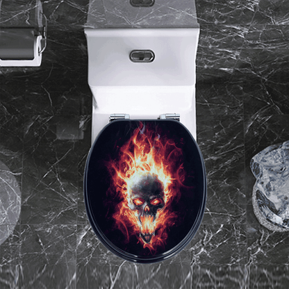 SINOBATH MDF-Holzkern, WC-Sitz Toilettensitz mit Absenkautomatik, Softclose-Scharnier(H143)