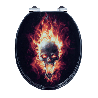 SINOBATH MDF-Holzkern, WC-Sitz Toilettensitz mit Absenkautomatik, Softclose-Scharnier(H143)