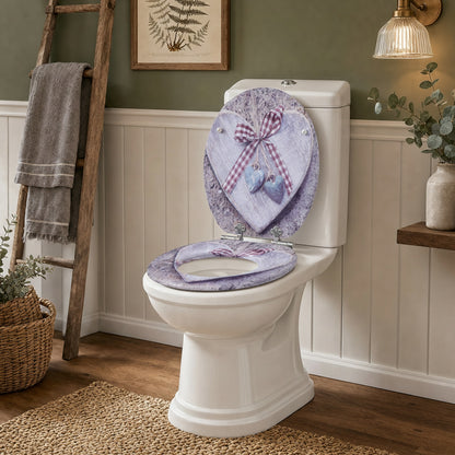 SINOBATH MDF WC-Sitz Gedruckte Muster Softclose Toilettensitz — H372