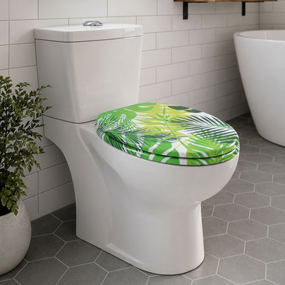 SINOBATH MDF WC-Sitz Gedruckte Muster Softclose Toilettensitz — H377