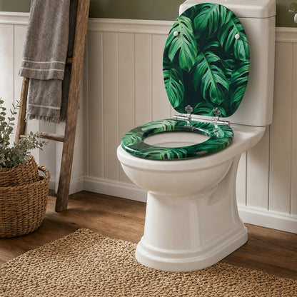 SINOBATH MDF WC-Sitz Gedruckte Muster Softclose Toilettensitz — H379