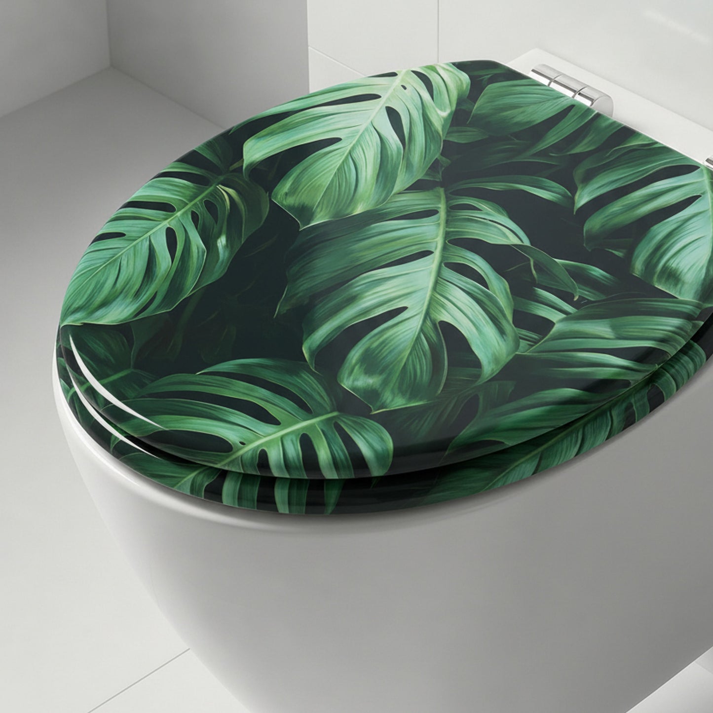 SINOBATH MDF WC-Sitz Gedruckte Muster Softclose Toilettensitz — H379