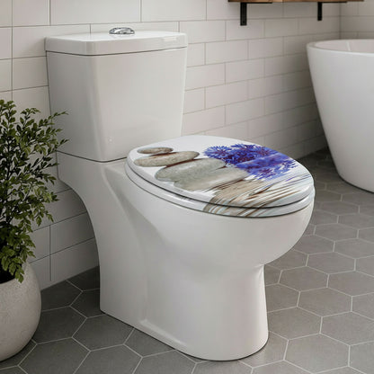 SINOBATH MDF WC-Sitz Gedruckte Muster Softclose Toilettensitz — H388