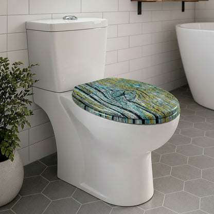 SINOBATH MDF WC-Sitz Gedruckte Muster Softclose Toilettensitz — H389