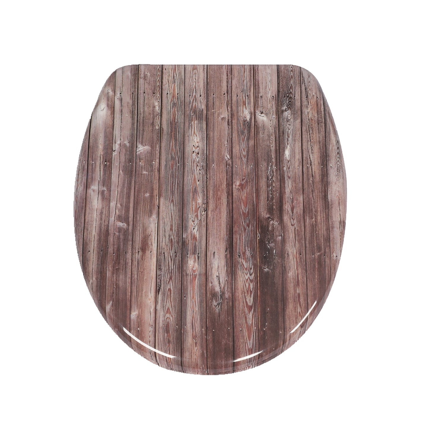 SINOBATH Duroplast WC-Sitz O-Form Marmor-Optik Absenkautomatik — UF12-235