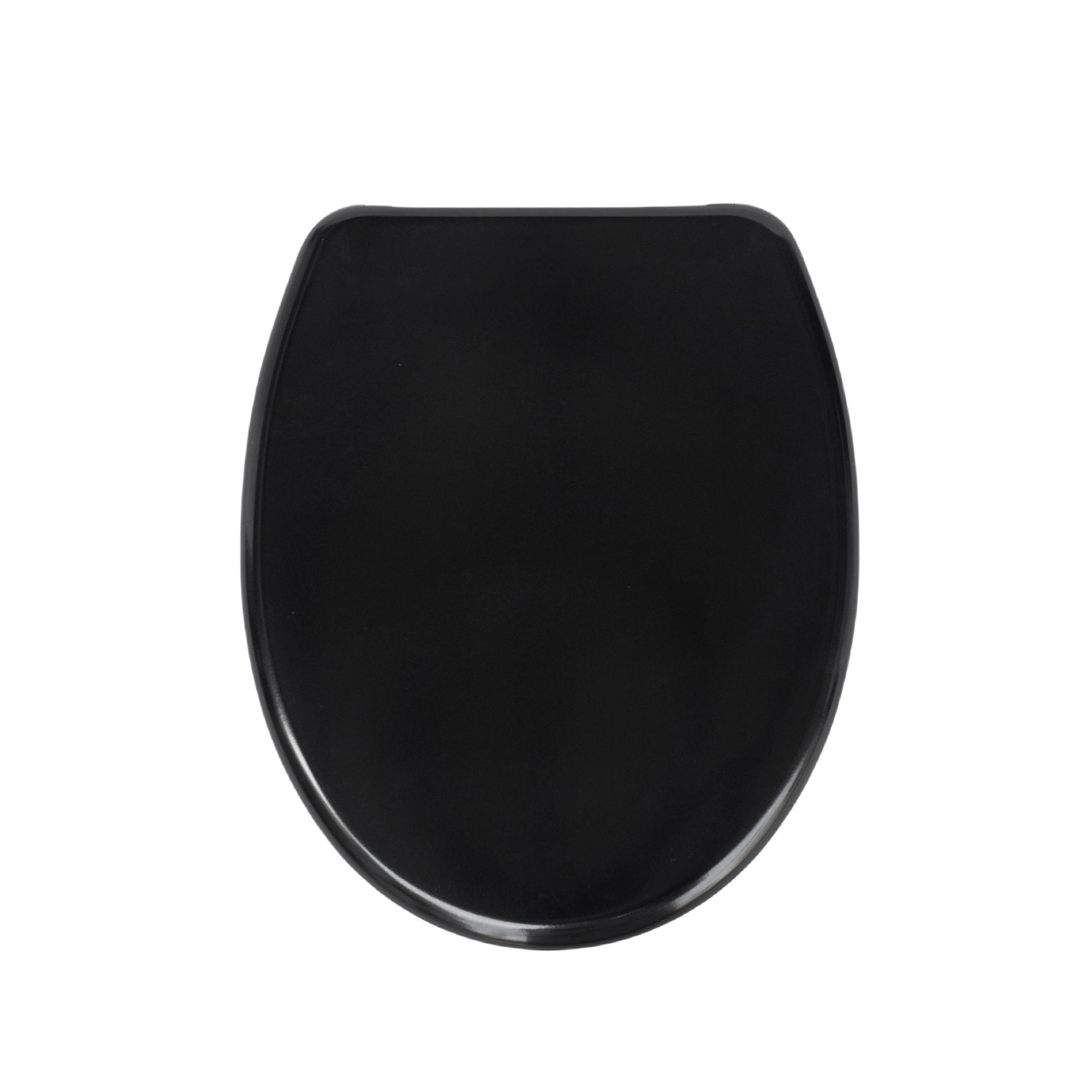 SAINOS O-förmiger Premium-Duroplast Toilettensitz Toilettendeckel, WC Sitz mit Absenkautomatik, Quick-Release Funktion für einfach Reinigung, O Form Weiß Toilettensitz mit Verstellbaren Scharnieren（UF12-B-O）